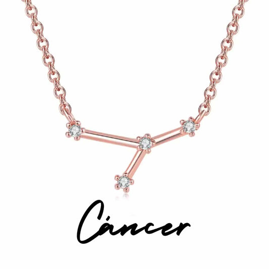Collar Zodiaco - Constelación Rosa - CÁNCER