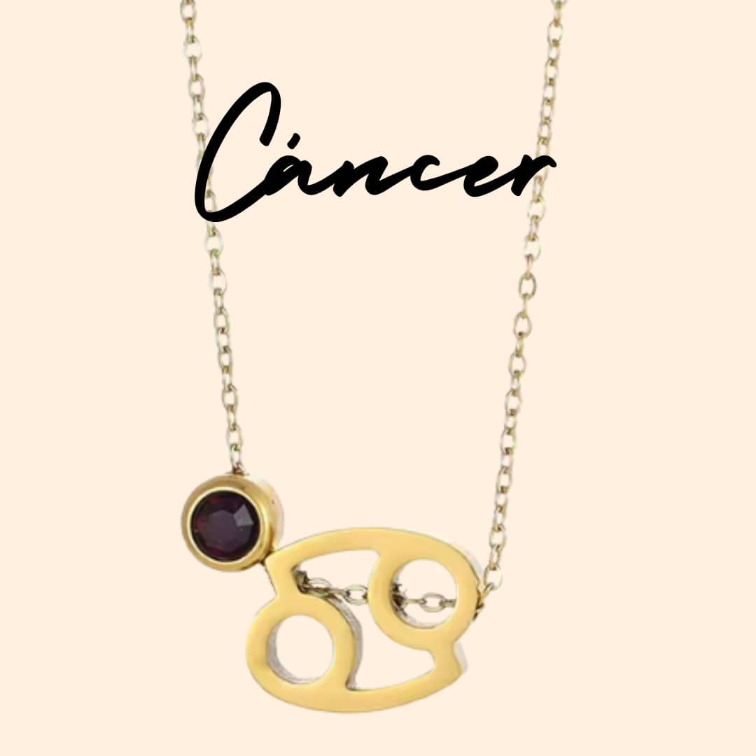 Collar Zodiaco - Símbolo y Circonita