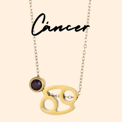 Collar Zodiaco - Símbolo y Circonita