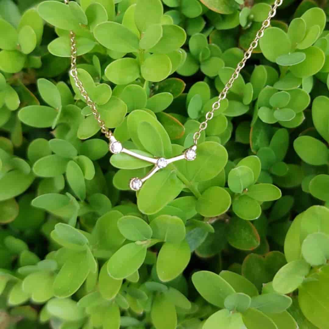 Collar Zodiaco - Constelación Dorado y Plateado - CÁNCER