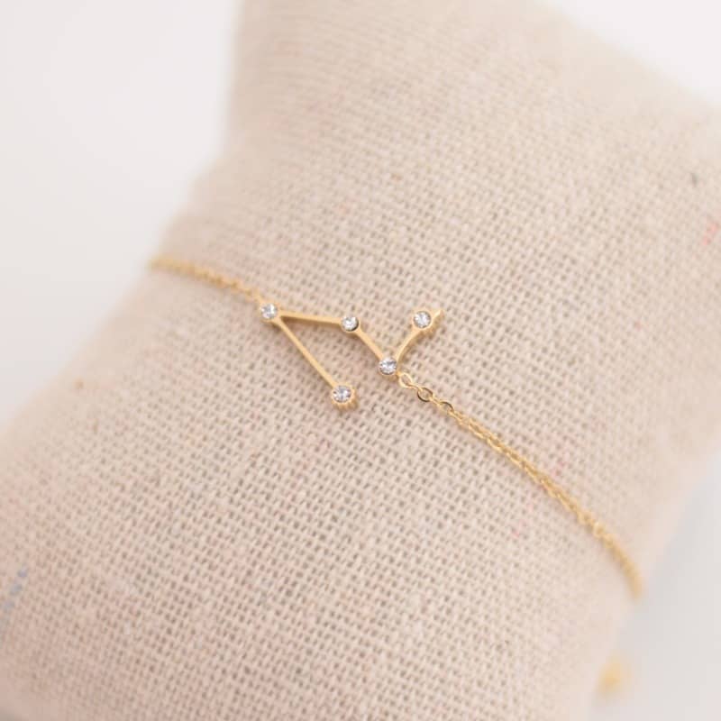 Pulsera Zodiaco - Constelación Dorado y Plateado - CAPRICORNIO
