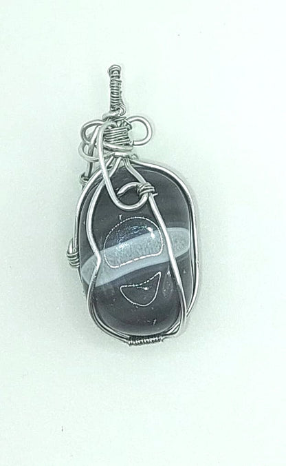 Colgante Único y Artesanal - Ágata Azul