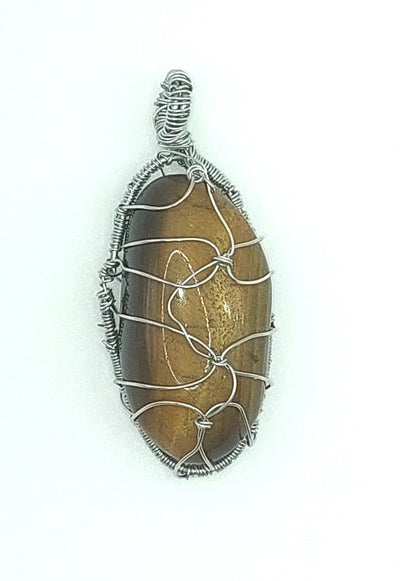 Colgante Único y Artesanal - Ojo de Tigre