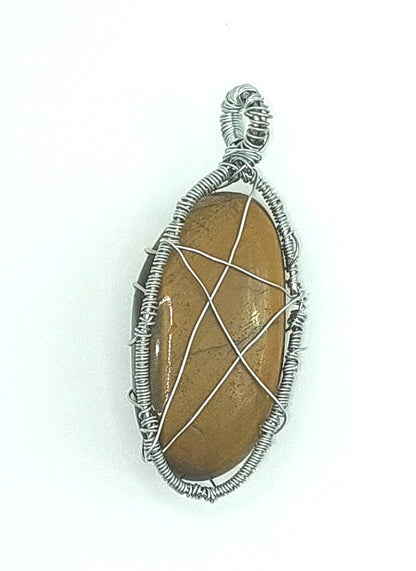 Colgante Único y Artesanal - Ojo de Tigre