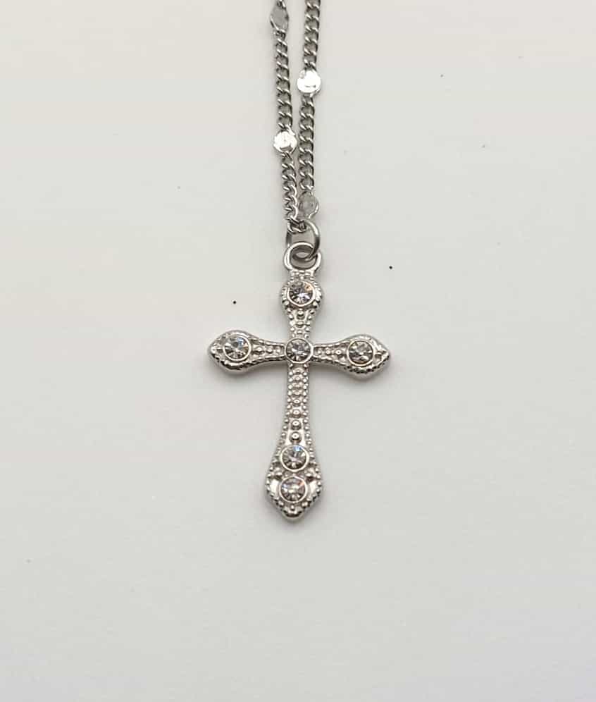 Collar Cruz - Brillante