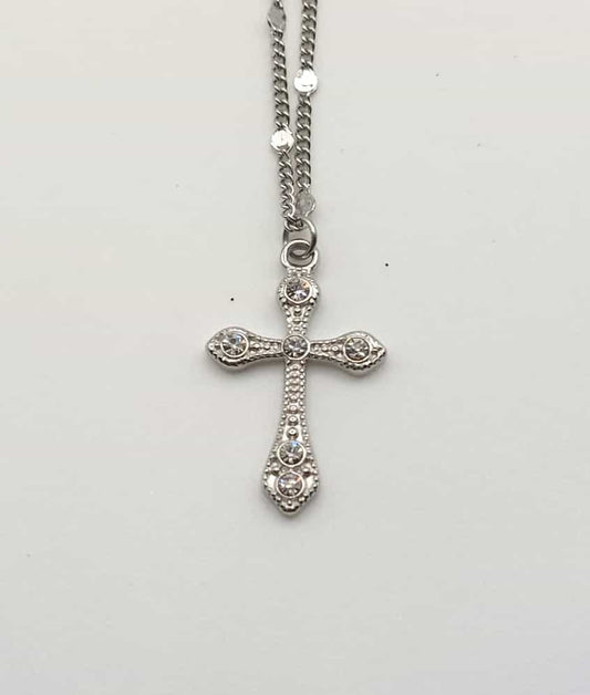 Collar Cruz - Brillante
