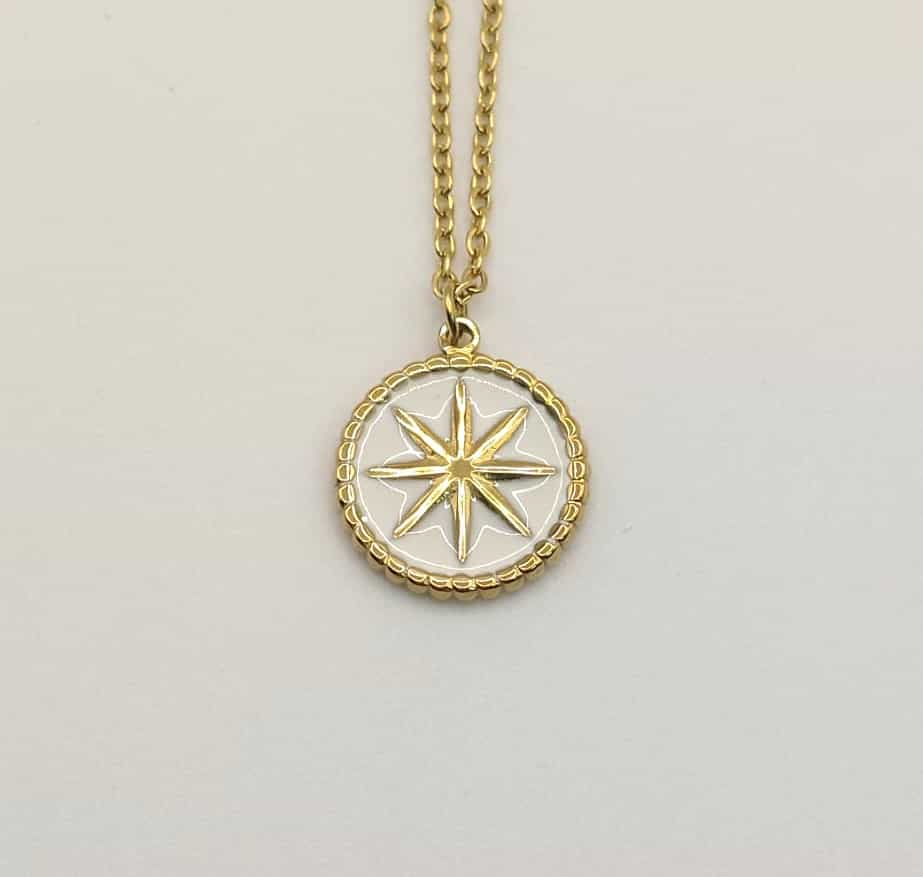 Collar Estrella Polar - Blanco