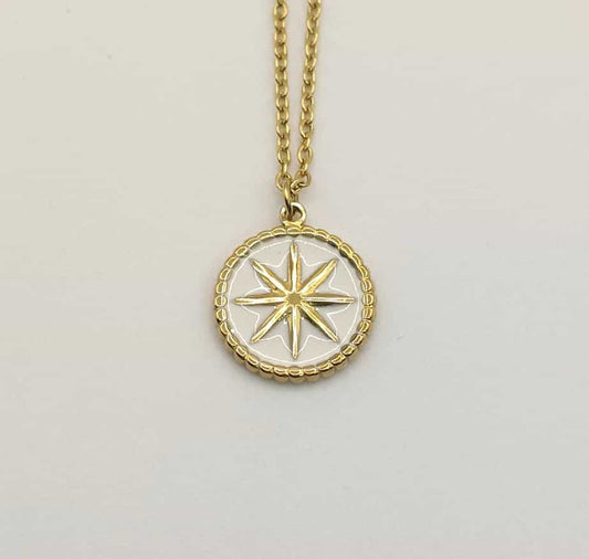 Collar Estrella Polar - Blanco