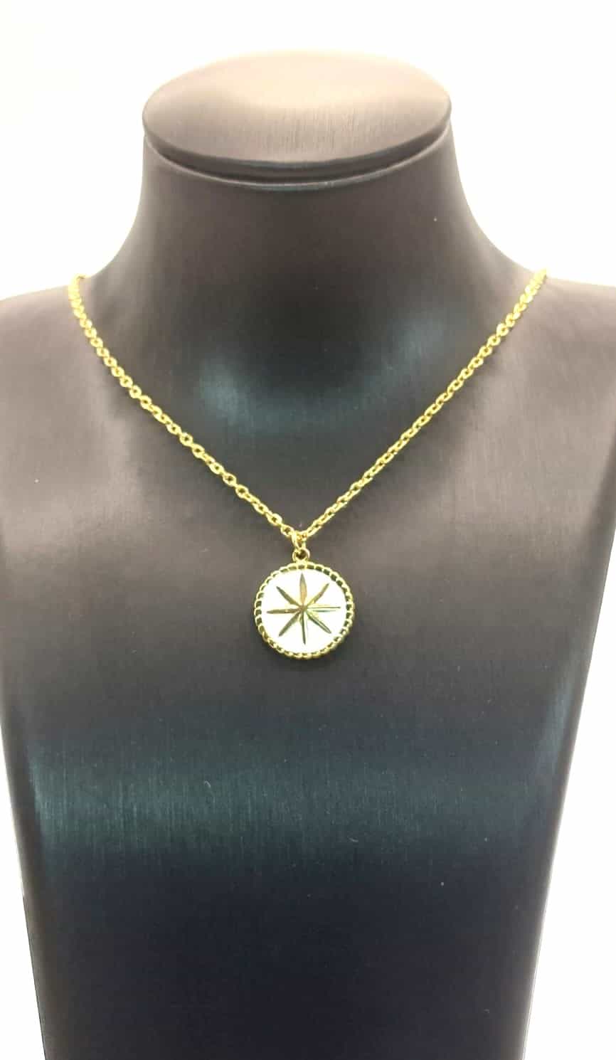 Collar Estrella Polar - Blanco