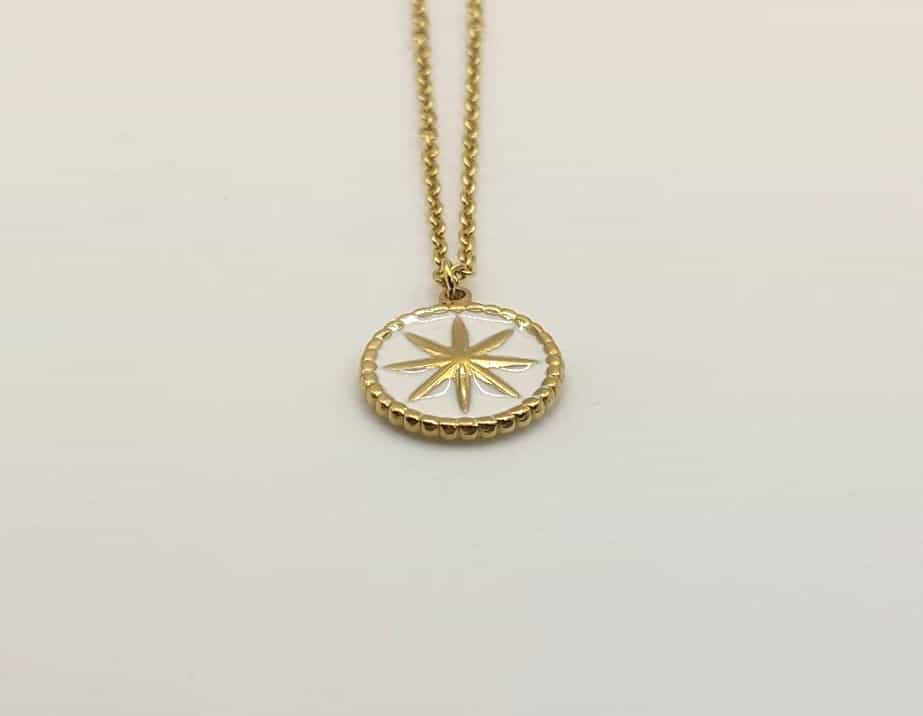 Collar Estrella Polar - Blanco