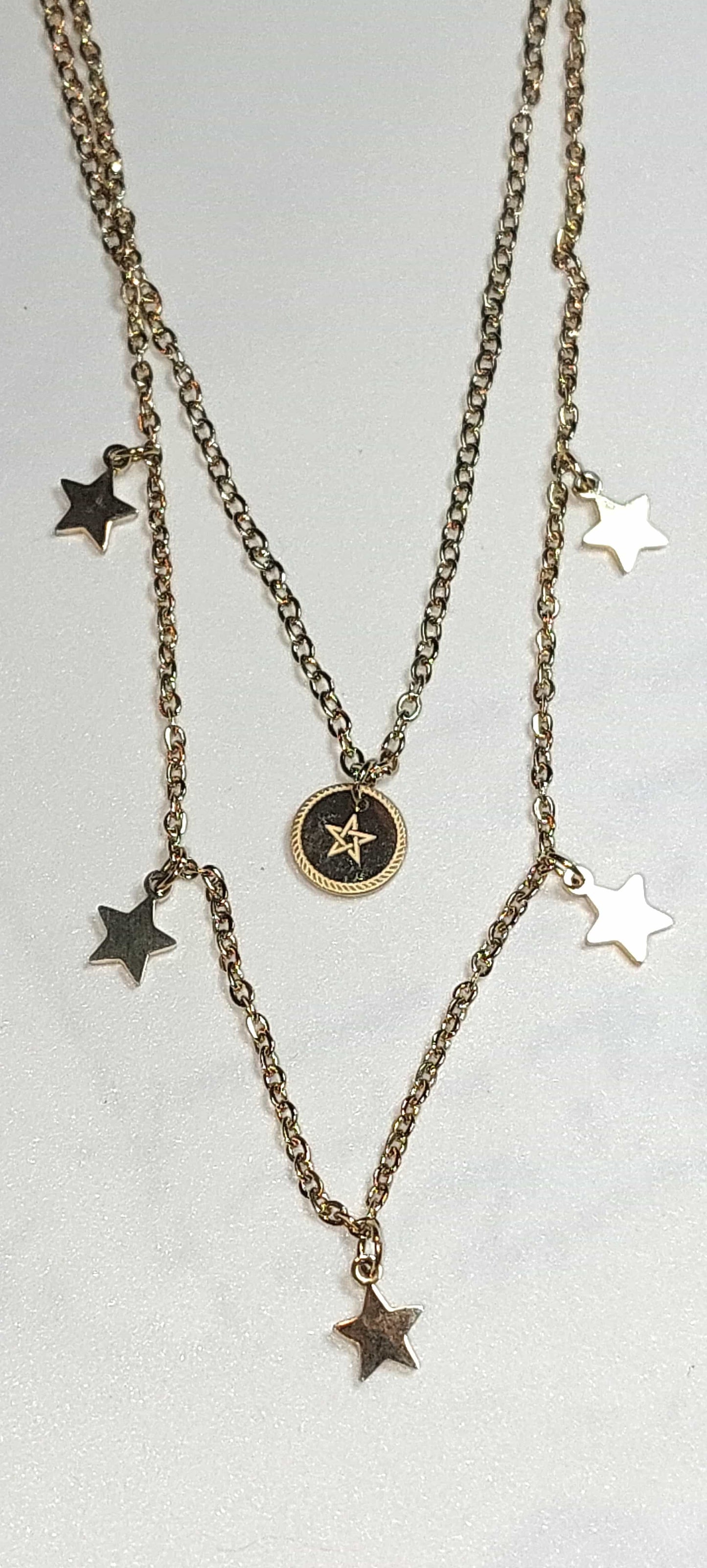 Collar Estrella Polar - Doble con estrellitas