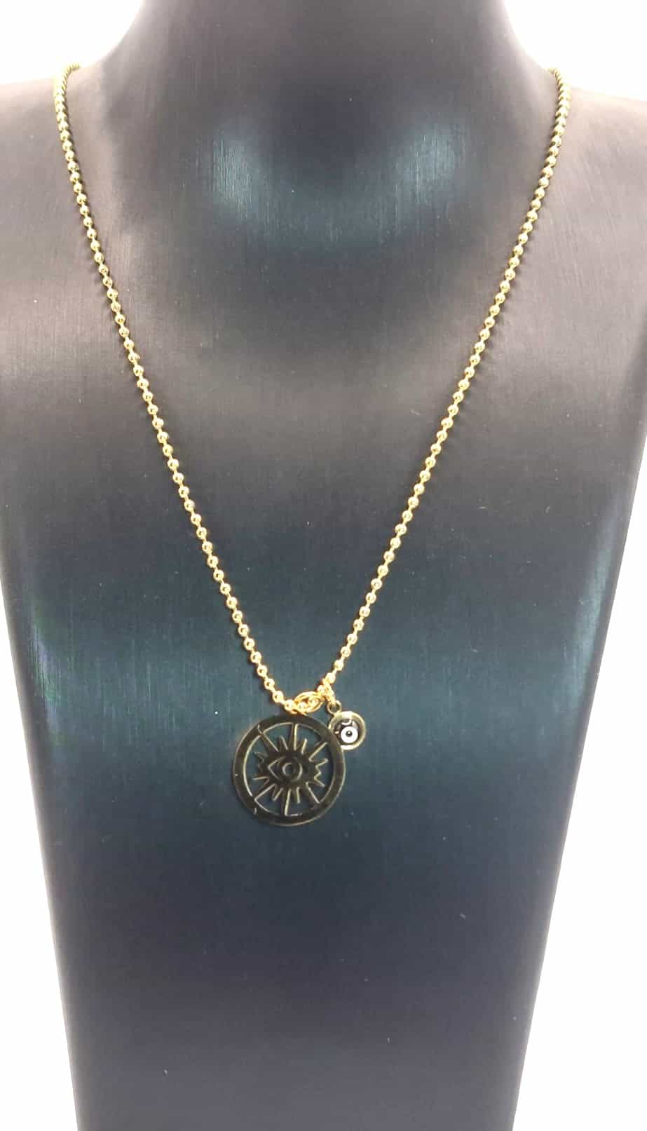 Collar Ojo Turco - Medalla