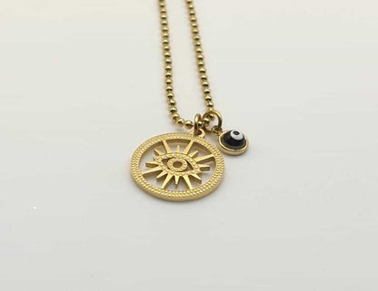 Collar Ojo Turco - Medalla