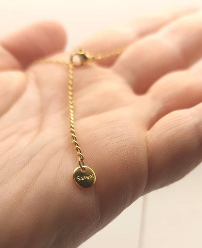 Collar Zodiaco - Símbolo Dorado - GÉMINIS