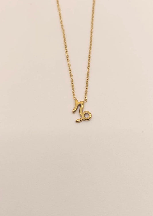 Collar Zodiaco - Símbolo Dorado - CAPRICORNIO