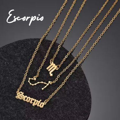 Collar Triple del Zodiaco