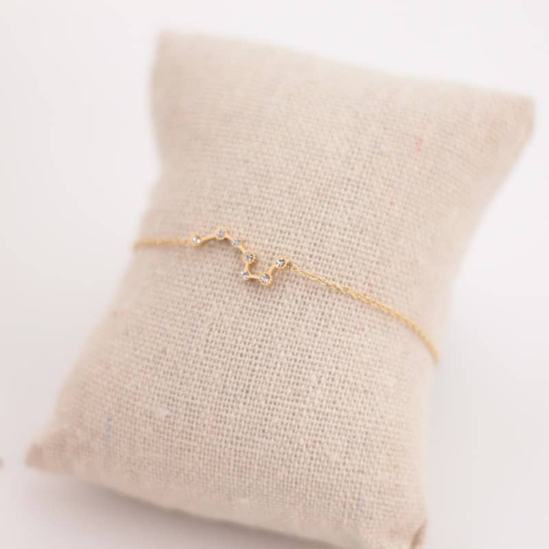 Pulsera Zodiaco - Constelación Dorado y Plateado - ESCORPIO