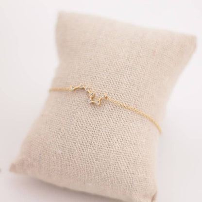 Pulsera Zodiaco - Constelación Dorado y Plateado - ESCORPIO