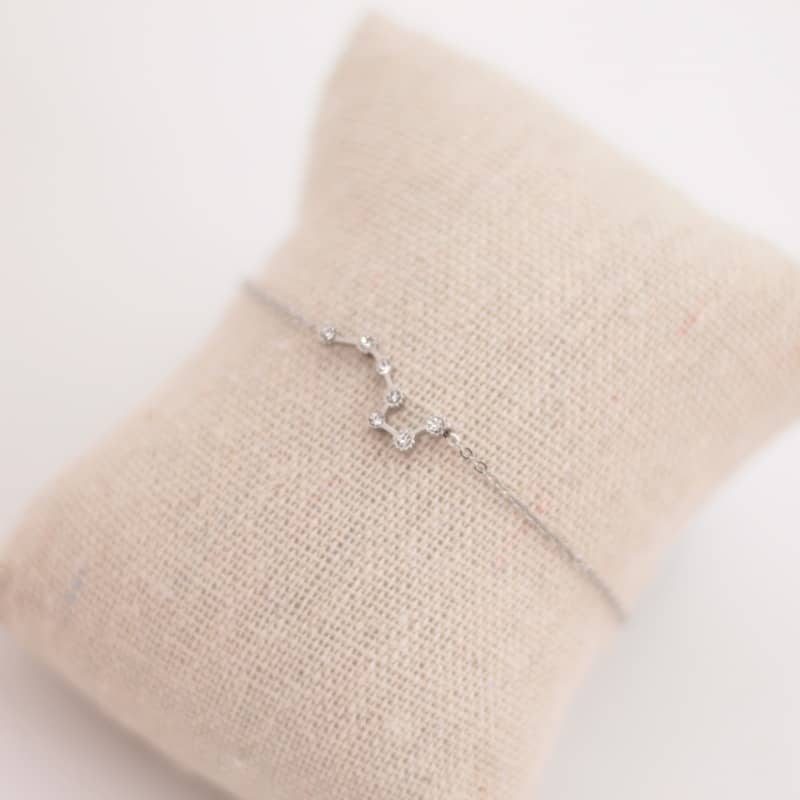 Pulsera Zodiaco - Constelación Dorado y Plateado - ESCORPIO