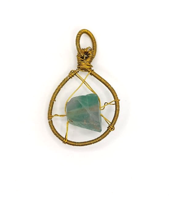 Colgante Único y Artesanal Nido - Fluorita