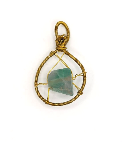 Colgante Único y Artesanal Nido - Fluorita