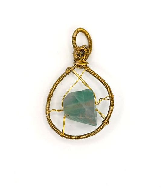 Colgante Único y Artesanal Nido - Fluorita