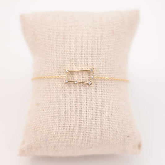 Pulsera Zodiaco - Constelación Dorado y Plateado - GÉMINIS