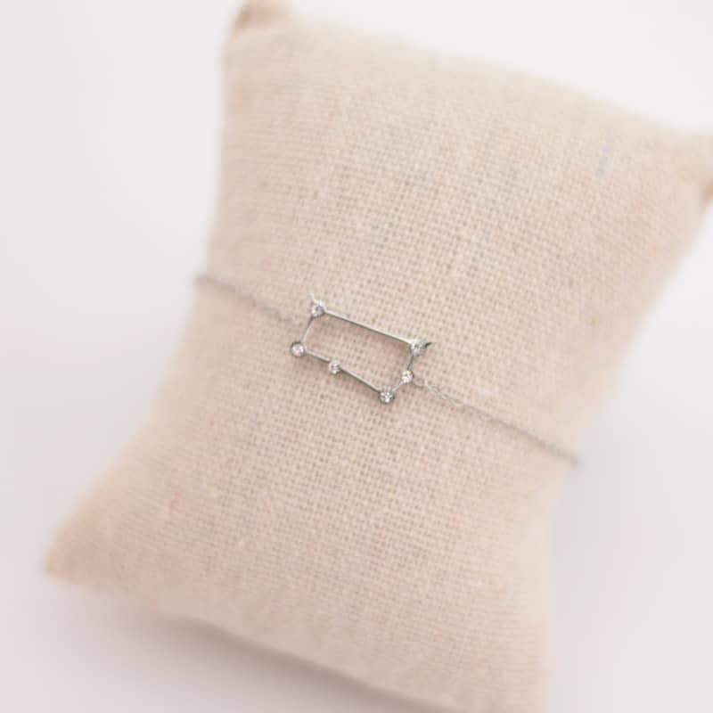 Pulsera Zodiaco - Constelación Dorado y Plateado - GÉMINIS