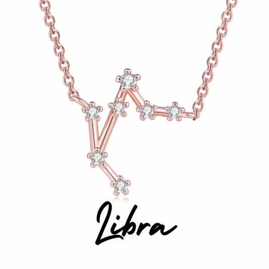 Collar Zodiaco - Constelación Rosa - LIBRA