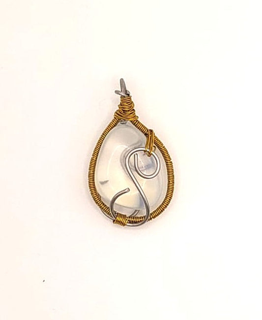 Colgante Único y Artesanal - Opalina