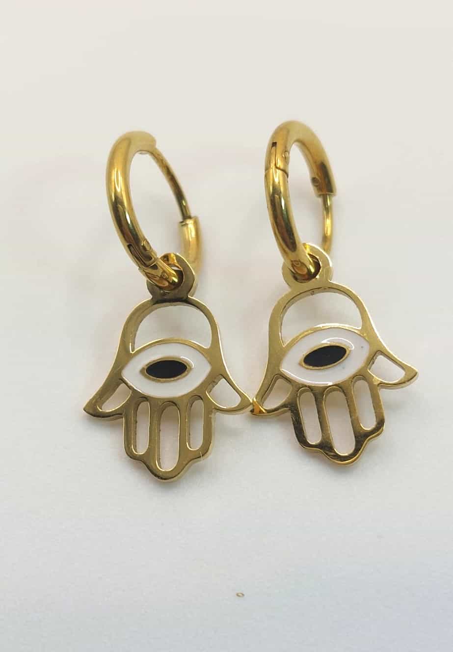 Pendientes Mano de Fátima - Aro y colores