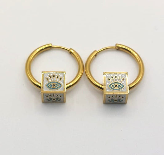 Pendientes Ojo Turco - Aro
