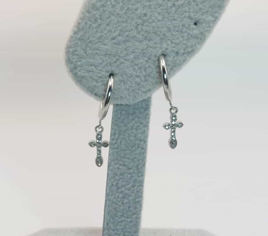 Pendientes Cruz - Aro