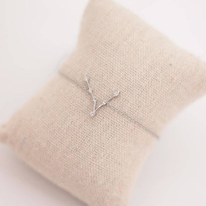 Pulsera Zodiaco - Constelación Dorado y Plateado - PISCIS