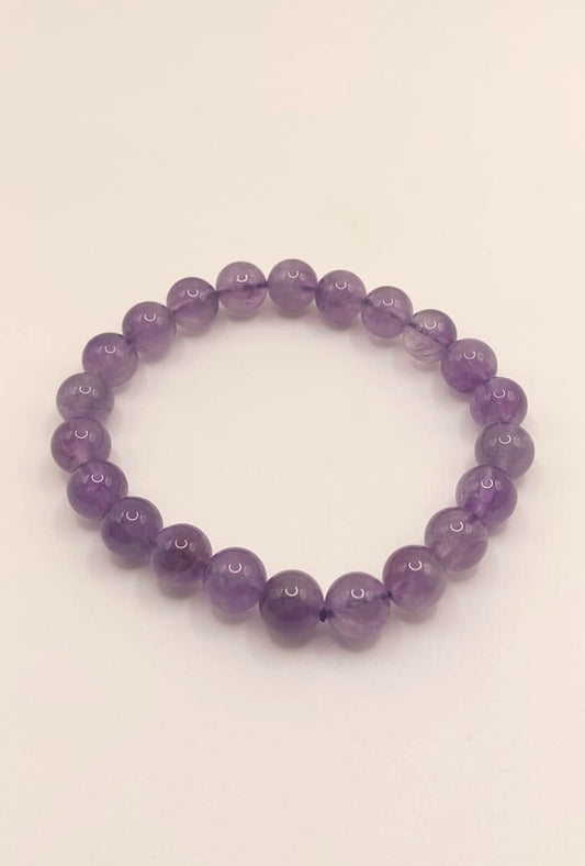 Pulsera Cuentas - Piedras Naturales - Amatista
