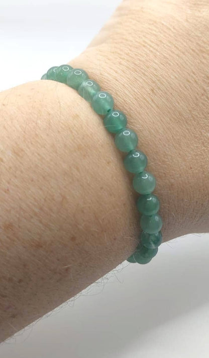 Pulsera Cuentas - Piedras Naturales - Aventurina