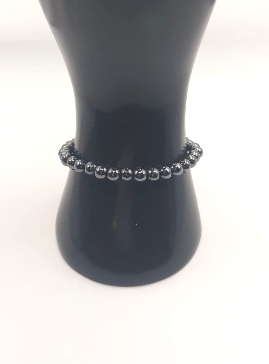 Pulsera Cuentas - Piedras Naturales - Hematita