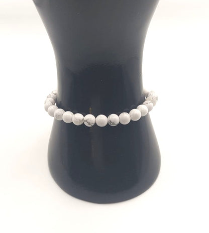 Pulsera Cuentas - Piedras Naturales - Howlita