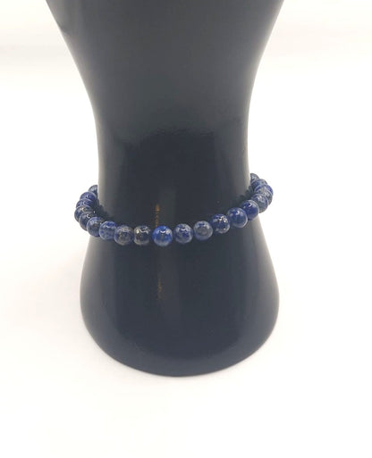 Pulsera Cuentas - Piedras Naturales - Lapislázuli