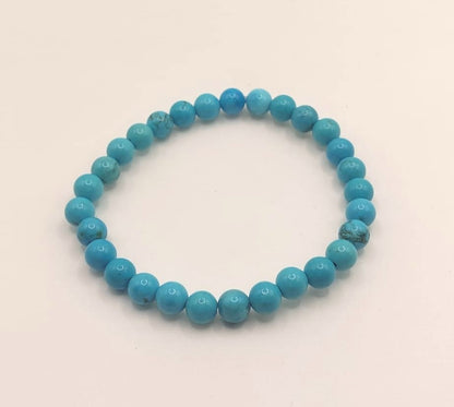 Pulsera Cuentas - Piedras Naturales - Turquesa