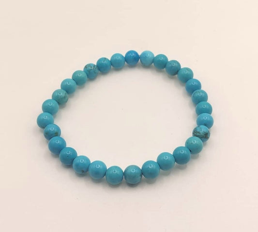 Pulsera Cuentas - Piedras Naturales - Turquesa