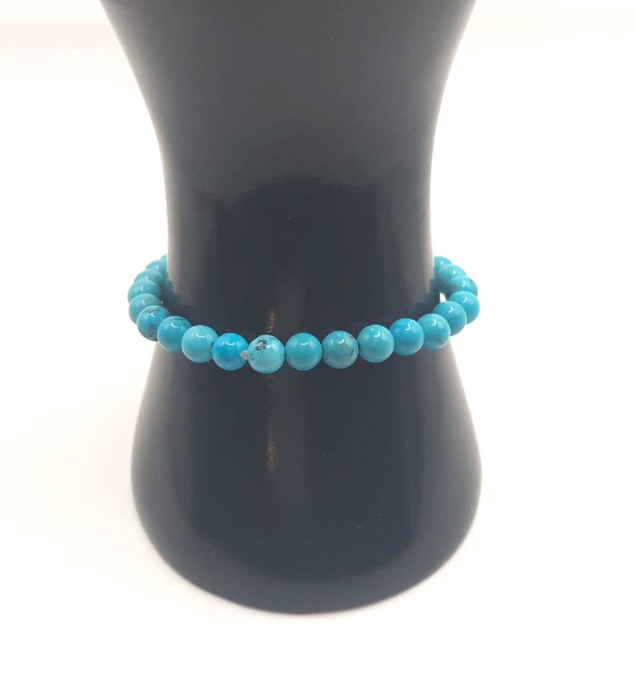 Pulsera Cuentas - Piedras Naturales - Turquesa