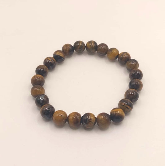Pulsera Cuentas - Piedras Naturales - Ojo de Tigre