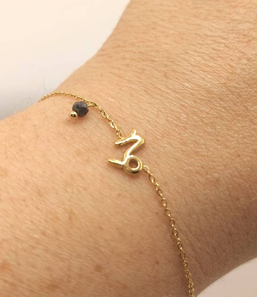 Pulsera Zodiaco - Símbolo Dorado - CAPRICORNIO