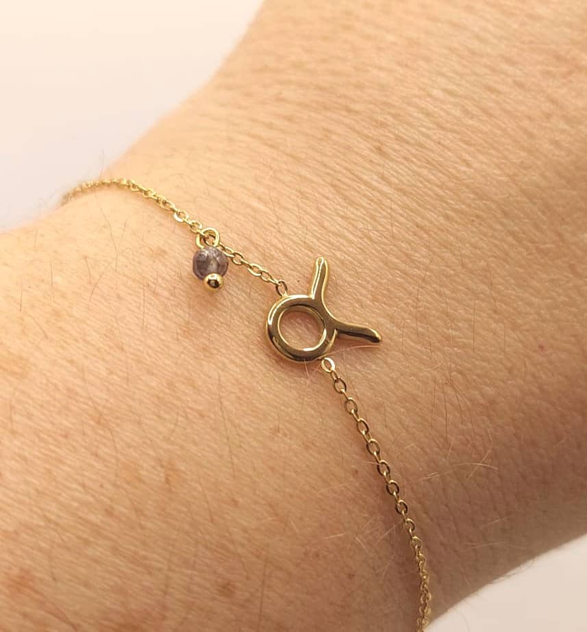 Pulsera Zodiaco - Símbolo Dorado - TAURO