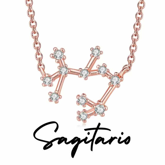 Collar Zodiaco - Constelación Rosa - SAGITARIO