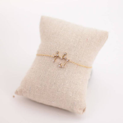 Pulsera Zodiaco - Constelación Dorado y Plateado - SAGITARIO