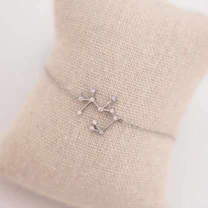Pulsera Zodiaco - Constelación Dorado y Plateado - SAGITARIO