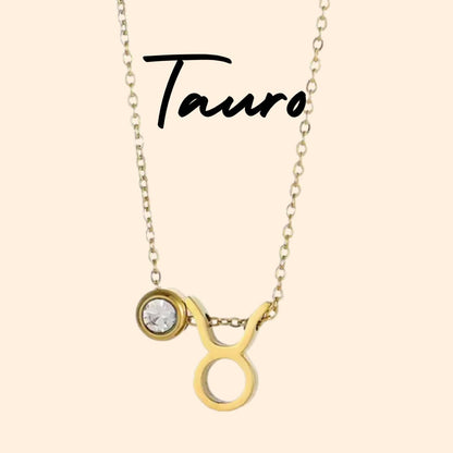 Collar Zodiaco - Símbolo y Circonita