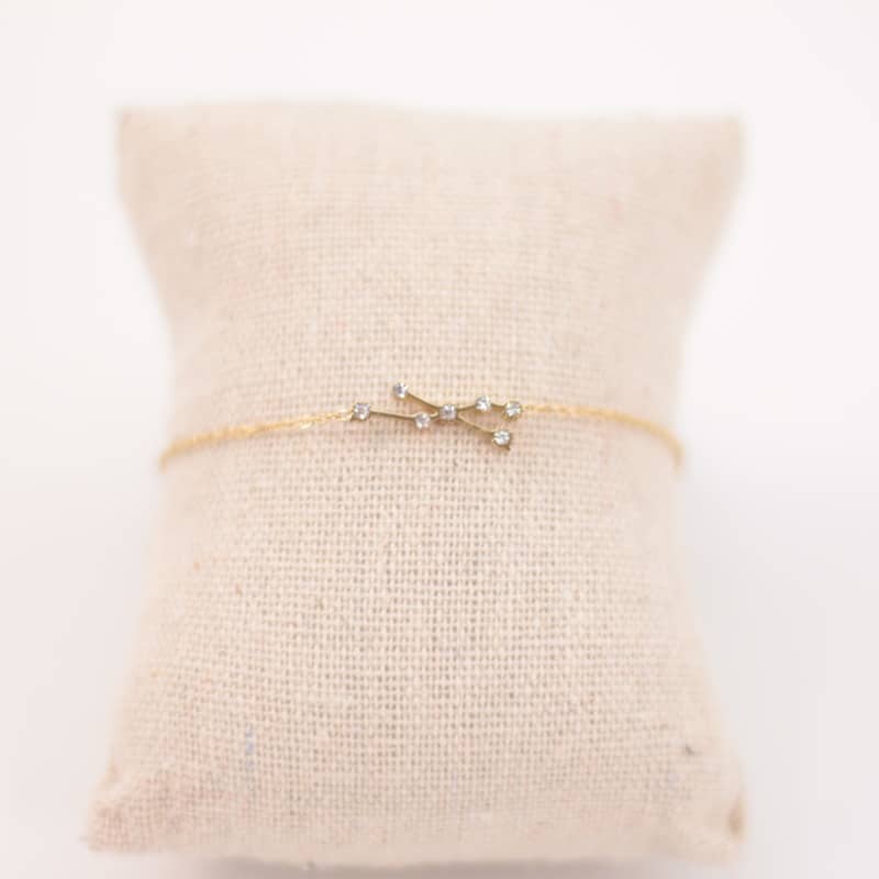 Pulsera Zodiaco - Constelación Dorado y Plateado - TAURO